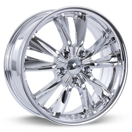 Rtx Alloy Wheel, Twist 17x7 5x114.3 ET40 CB73.1 Chrome PVD 081367